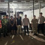 Patroli Gabungan Polsek Kediri, TNI, dan Forkopincam Jaga Kamtibmas Lombok Barat