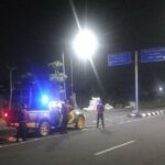 Tingkatkan Keamanan, Polres Lombok Barat Intensifkan Patroli Blue Light di Jalur Bypass BIL II